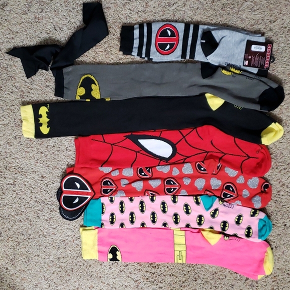 Marvel Accessories - Lot of SuperHero Knee Socks